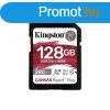 Kingston 128GB SDXC Canvas React Plus Class 10 UHS-II U3 V60