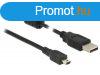 DeLock Cable USB 2.0 Type-A male > USB 2.0 Mini-B male 3m