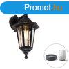 Intelligens kltri fali lmpa fekete IP44, WiFi ST64 - New 