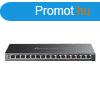 TP-LINK Switch 16x1000Mbps (8xPOE+/8xPOE), Fmhzas Asztali/