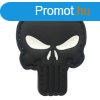 WARAGOD Tapasz 3D Punisher white eyes 5x4cm