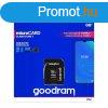 GOODRAM micro SD 128 GB memriakrtya - adapterrel