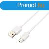 Avax CB123W PURE USB-A - Type-C 2m Cable White