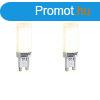 Set van 2 G9 3-staps dimbare LED lampen opaal 4.5W 500 lm 27