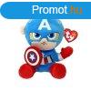 Beanie Babies SOFT plss CAPTAIN AMERICA, 15 cm