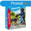 Playmobil Rendr nyomoz kutyval 71162