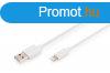 Digitus Lightning to USB-A data/charging cable MFI-certified