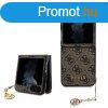Guess 4G Charms tok Samsung Galaxy Z Flip 5 szmra, barna
