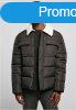 Urban Classics Sherpa Collar Padded Shirt Jacket black