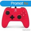 PowerA Wired Nintendo Switch Raspberry Red vezetkes kontrol