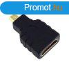 Gembird HDMI micro D -> HDMI M/F adapter fekete