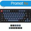 Keychron Q1 V2 USB angol Gateron G Pro Brown mechanikus bill