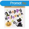 Ablakzsel Halloween cica