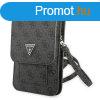 Guess PU 4G Triangle Logo Phone Bag, Fekete