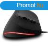 Media-Tech MT1122 Vertical wired optical mouse Black