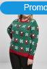 Urban Classics Ladies Santa Christmas Sweater x-masgreen