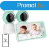 Boifun 6T electronic rotating nanny 2 cameras + monitor