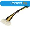 BLACKBIRD Tpkbel 2x4 pin Molex male to 8 pin EPS male, 15c