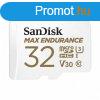 Sandisk 32GB microsSDHC Max Endurance Class 10 U3 V30 adapte