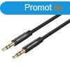 Vention Fabric Braided 3.5mm Male to Male Audio Cable Black 