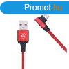 Daewoo microUSB kbel, 2 mter, piros