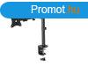 EQuip 13"-27" Articulating Dual Monitor Desk Mount