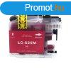 Premium Brother LC525XL LC-525XL Magenta Utngyrtott Tintap