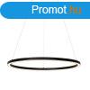 Fggesztett lmpa fekete 80 cm LED-del 3 fokozatban szablyo