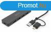 Digitus USB 3.0 Hub 4-Port Slim Line Black