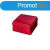 EC491 JUNCTION BOX 110X110X60 IP55 RED