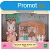 SylvanianFamilies: Csoki Nyuszi bty frdszoba btorral