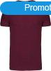 Frfi jersey rvid ujj pl, Kariban KA356, Wine-2XL