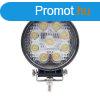 Kerek 9 LED-es Munkalmpa, 27W, 10-30V