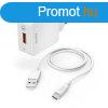 Hama Fast Charger with USB-C Charging Cable 19,5W 1,5m White