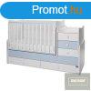 Lorelli Maxi Plus kombi gy 70x160 -Trio White/Baby Blue