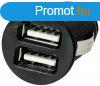 Akyga AK-CH-02 USB Adapter 12-24V/5V/2,1A 2USB Black