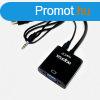 Approx APPC17 HDMI to VGA + audio adapter Black