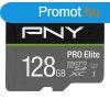 PNY 128GB microSDXC Pro Elite Class 10 U3 V10 + adapterrel