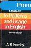 Guide to patterns and usage in English - A.S. Hornby