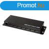 Logilink USB 2.0 7-port industrial level metal case Black