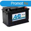 Autakkumultor AAB 74Ah, 12V, 680A|AAB