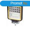 Led munkalmpa 42 LED-del s halogn izzval 126W 12V-24V Cr