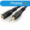 Gembird Jack stereo 3,5mm M/F audio kbel hosszabbt 5m fek