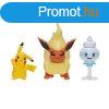 Pokmon 3 db-os figura csomag - Pikachu, Vanillite, Flareon