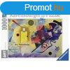 Ravensburger: Puzzle 1000 db - Kandinsky: Srga, Piros, Kk