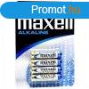 Maxell mikro AAA (LR03) alkli elem bl/4