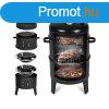 3 Rcsos, Faszenes BBQ Grill s Smoker - Fstlsre s Grill