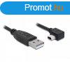 DELOCK kbel USB 2.0-A male > USB mini-B male 90 fokos 0.