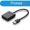 UGREEN USB SD+microSD Card Reader Black