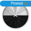 Hama Sicily Wall Clock Analog Black/Silver